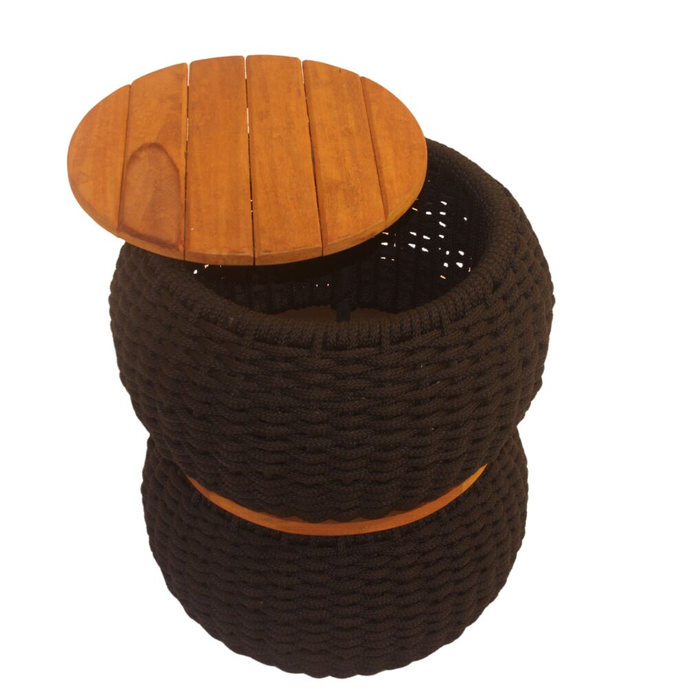 3027 Mesa Lateral Tampo Madeira Cumaru - Imagem 2